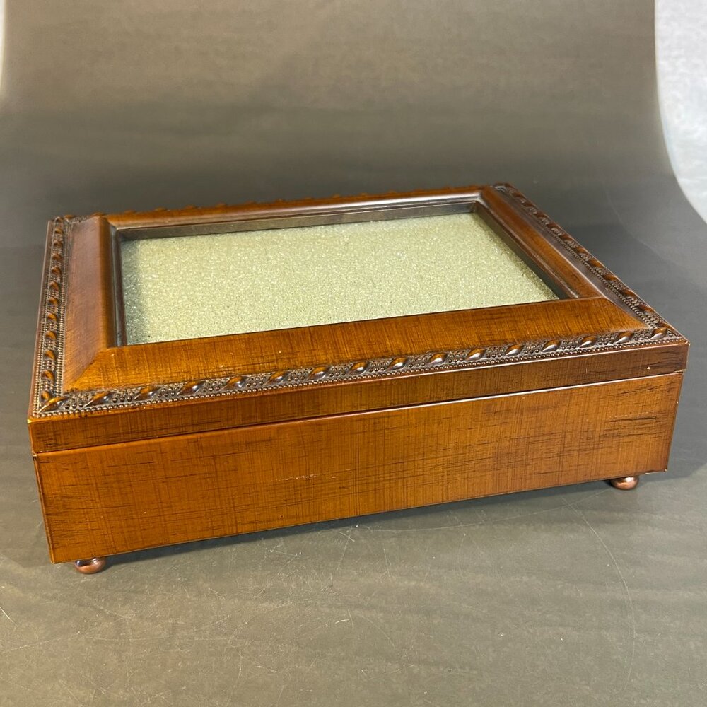 Cottage Garden Music Box Plays You Light Up My Life 6x8" (1310)